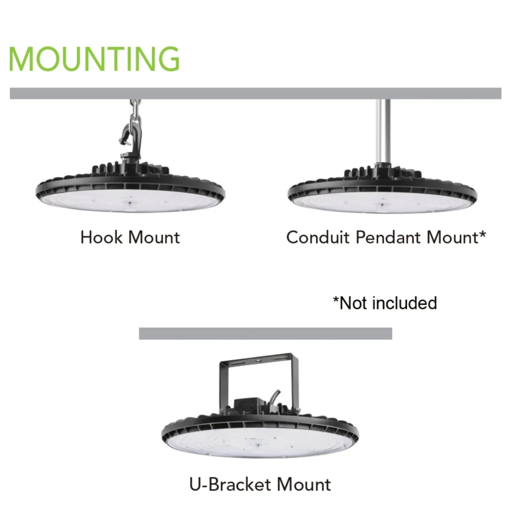 LED high bay lights for optimal brightness in storage areas